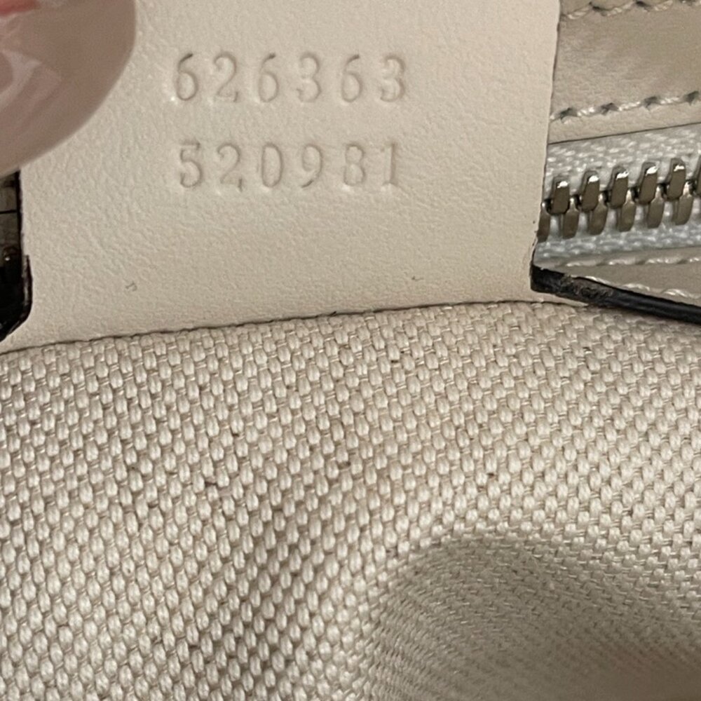 Gucci Calfskin GG Tennis Embossed Square Messenger Bag Mystic White (JB1362) - Picture 9 of 9